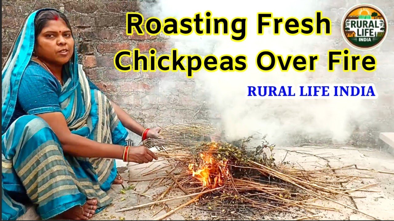Roasting Fresh Chickpeas Over A Home Fire: A Flavor Adventure