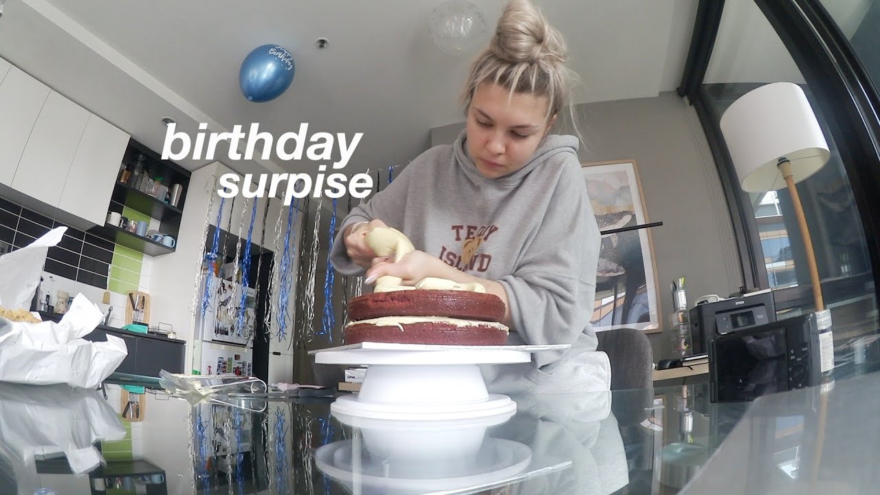 surprising my boyfriend for his 25th birthday 🎂