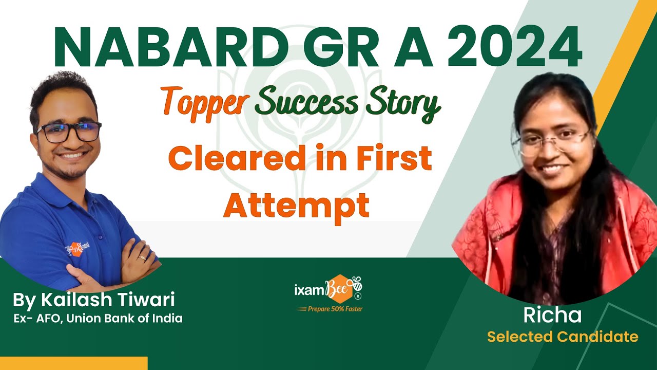 NABARD Grade A 2024 || Topper Success Story || Cleared in 1st Attempt || Richa