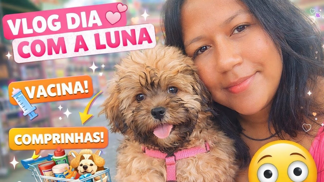  🐶💉 | Vacina, Comprinhas e Passeio no Mercado 💖