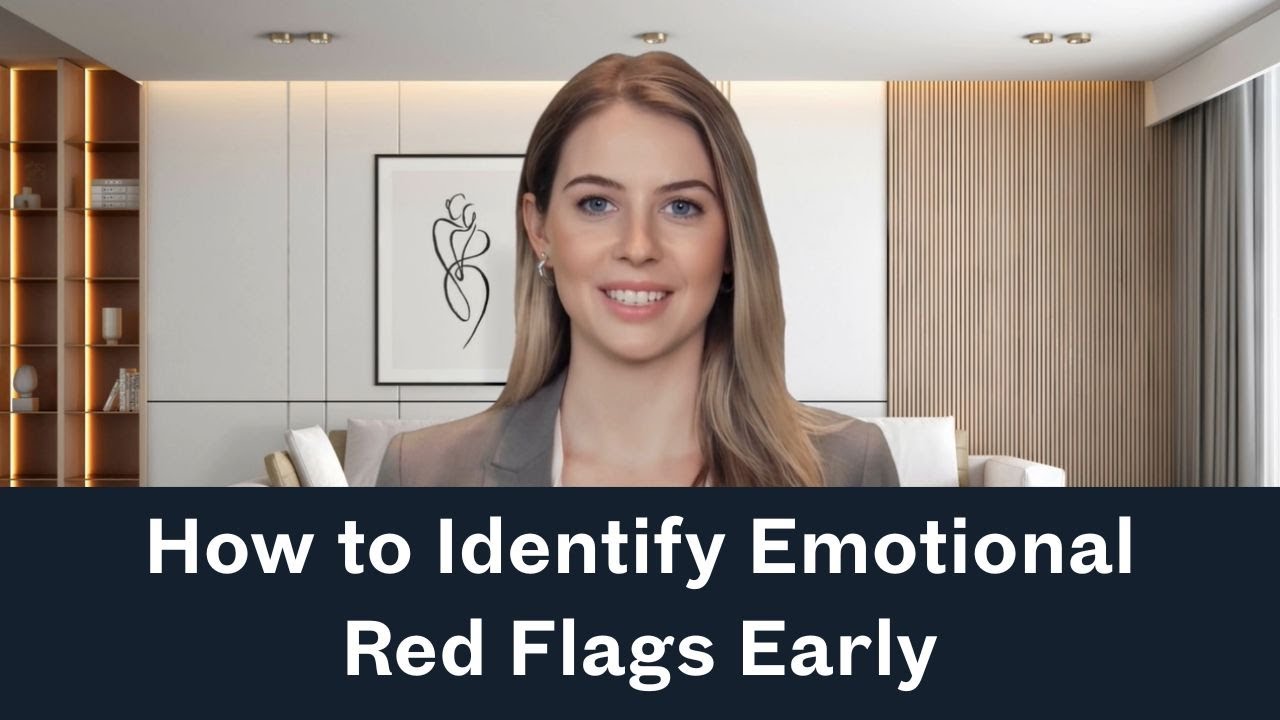 How to Identify Emotional Red Flags Early. #relationshipadvice, #healthyrelationships, #love