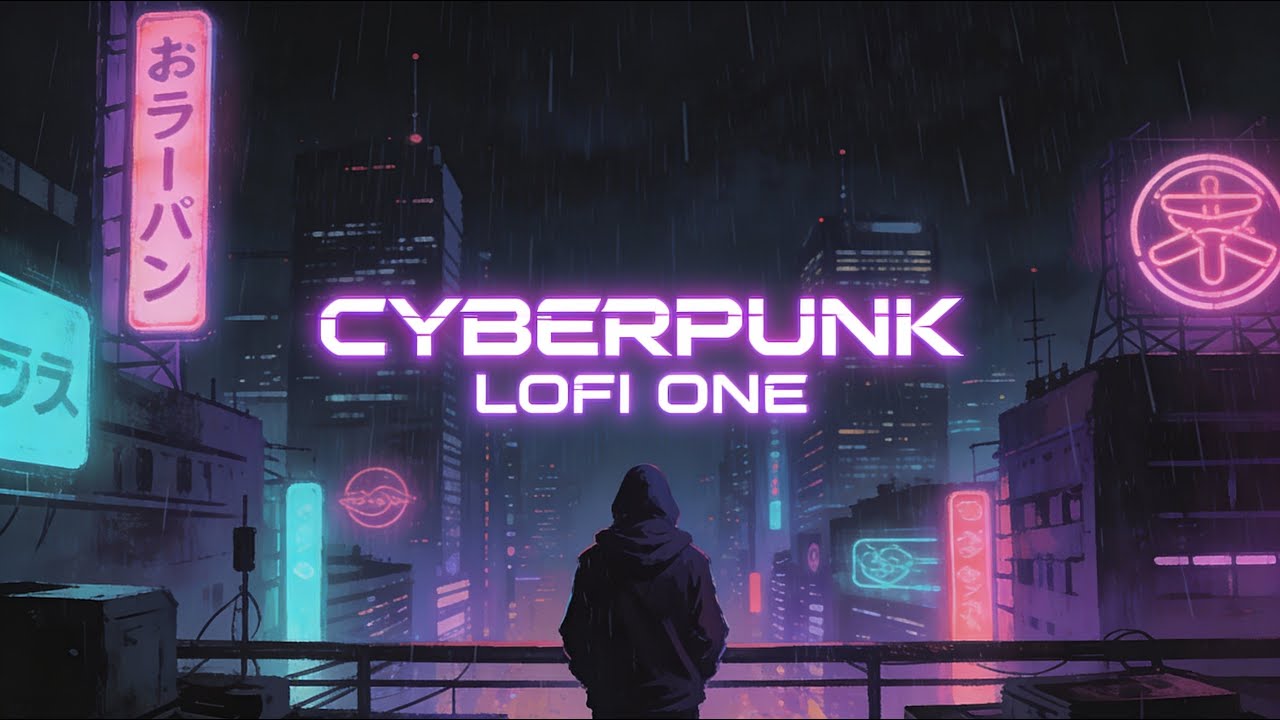 CYBERPUNK LOFI ONE 🌃 | 1H30 Lofi Cyberpunk Beats for Focus, Night Coding & Rainy Neon Vibes
