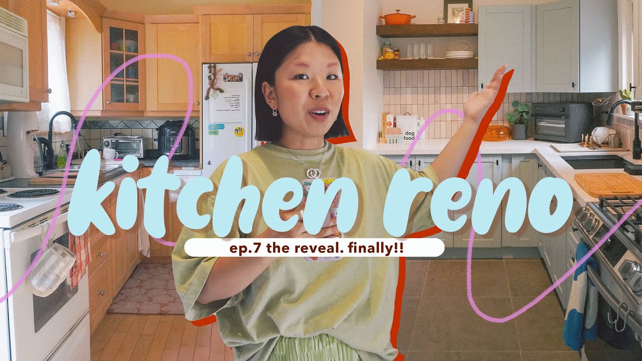 THE FINISHED KITCHEN REVEAL - DIY KITCHEN RENO - renovating my 70s fixer upper