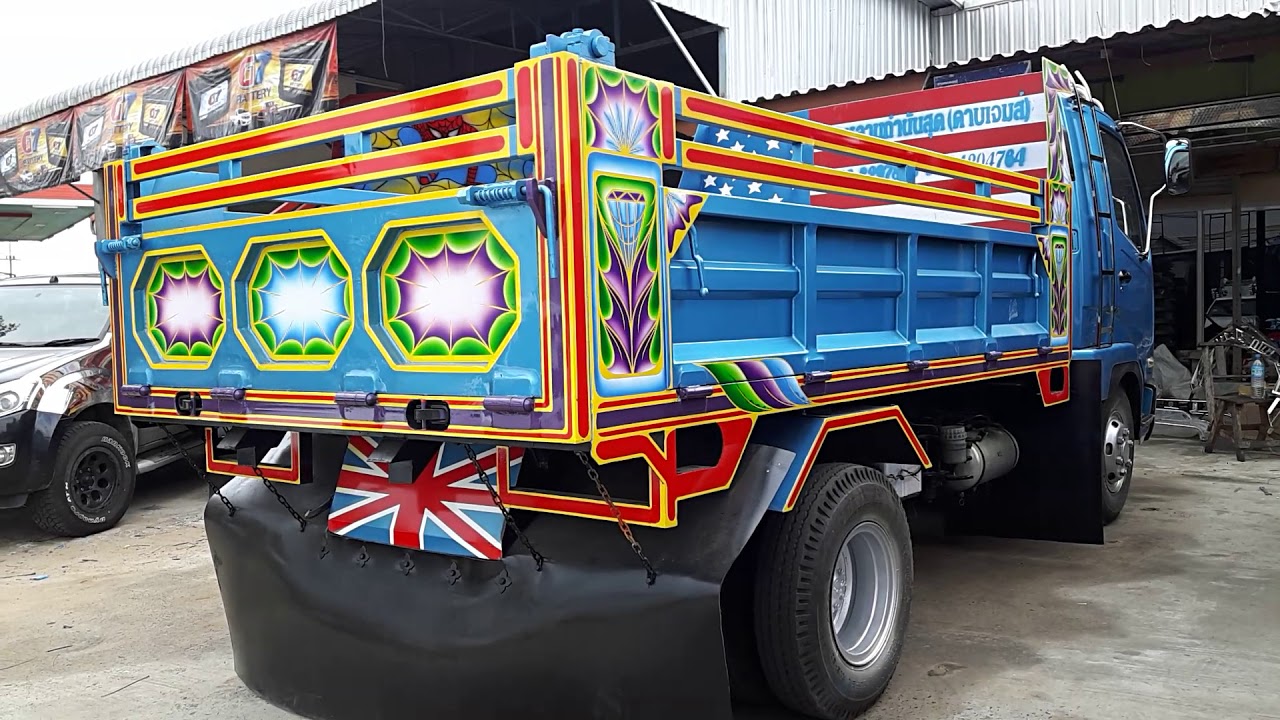 รีวิว FUSO=240 HP MITSUBISHI=6M60 DUMP TRUCK ดั้มซิ่่ง ดินด่วน ใกล้เสร็จแลัวครับ EP.2036
