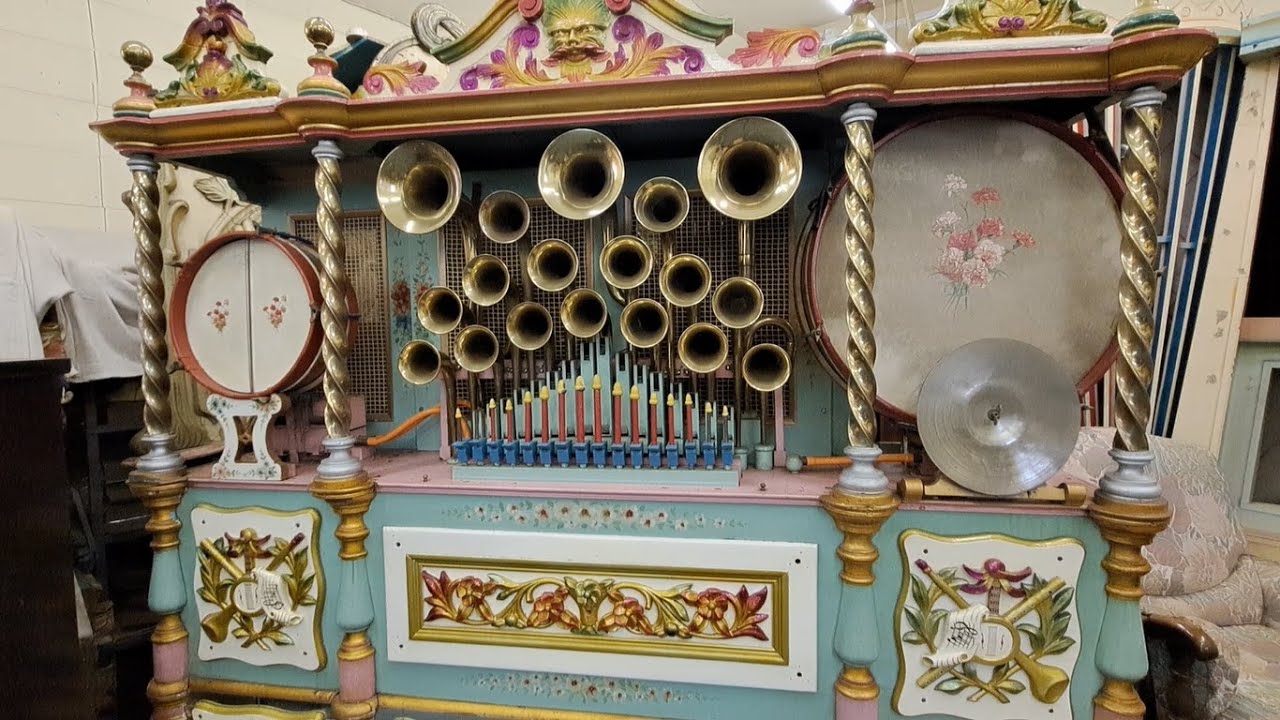 Limonaire barrel-operated fairground organ - Tinkers Park 2025