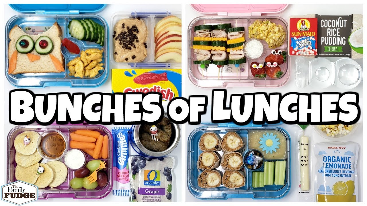 NEW LUNCH BOXES! 🍎 Fun Lunch Ideas