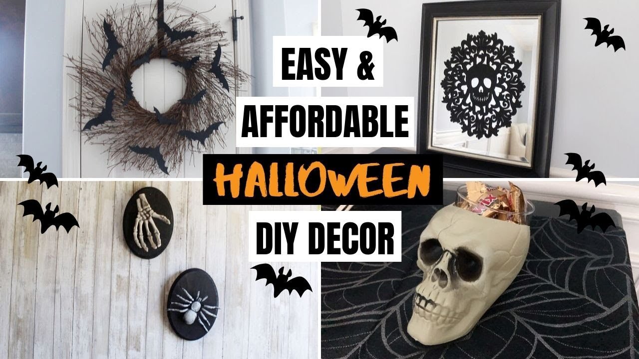 AFFORDABLE DIY HALLOWEEN DECOR // DOLLAR TREE HALLOWEEN // DENAE LYNN