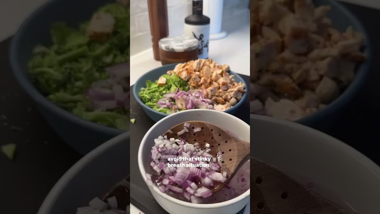 Салат с курицей, брокколи, фетой и чесноком 🥦💥