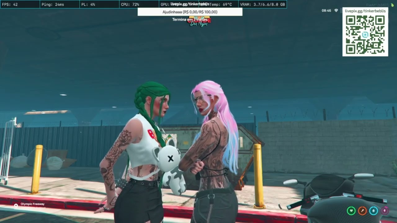 Ela tá fingindo que nada aconteceu? -GTA RP_