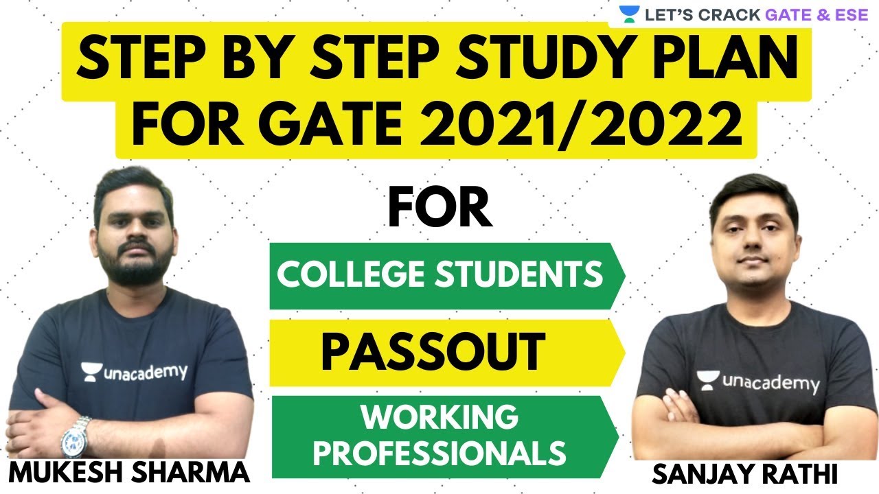 Step by Step Study Plan for GATE 2021/2022 | GATE 2021 Preparation Strategy