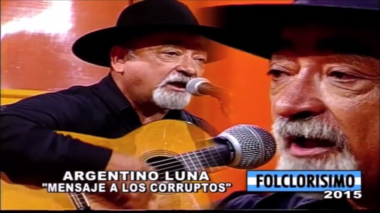Argentino Luna el negro Folcklorista y Argentino