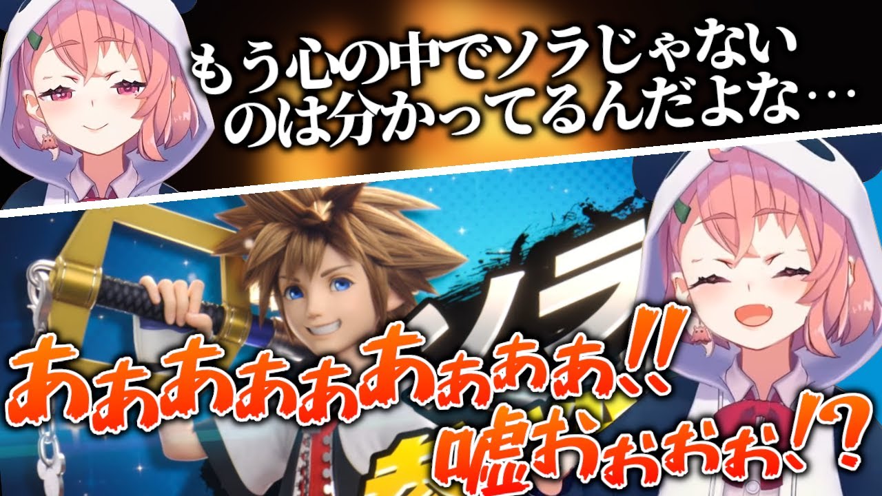 3年間ソラ参戦を待ち続けたキングダムハーツファンの反応【スマブラSP/笹木咲】