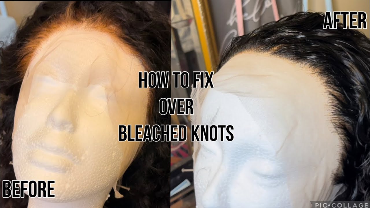 Don&rsquo;t Panic 😱 Easiest Way To Fix Over Bleached Knots