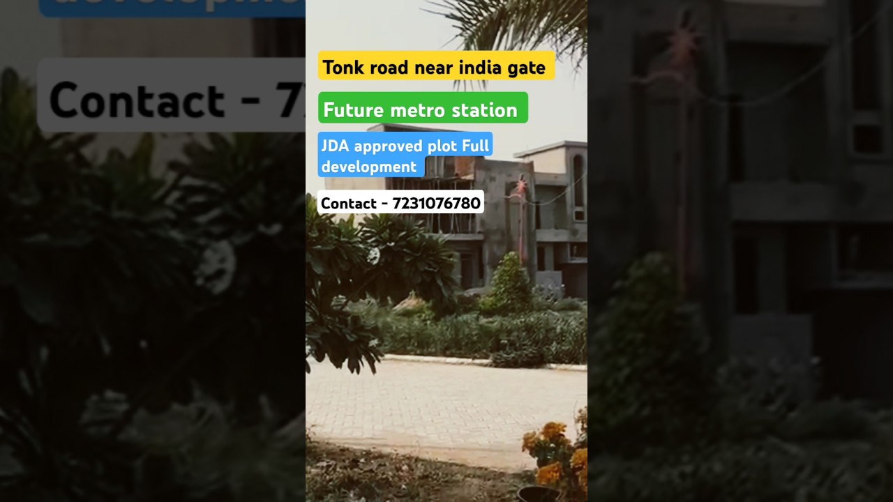 JDA approved plot on India gate, TONK road, Jaipur | property for sale | JDA approved on Tonk road