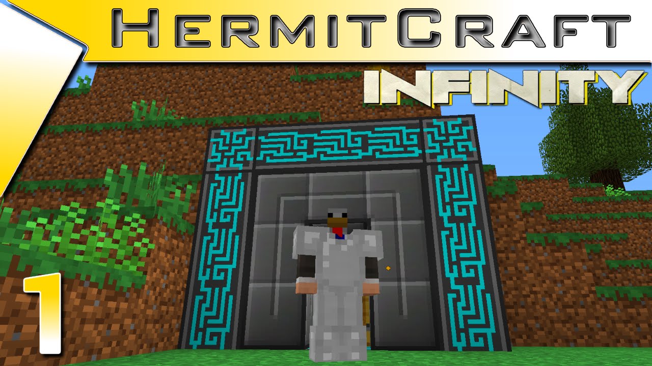 HermitCraft FTB Infinity ~ Ep 1 ~ Chicken Head!