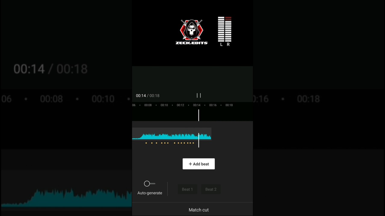 How to find audio beat | Capcut Quick Tutorial #capcut #capcuttutorial #shorts #beat