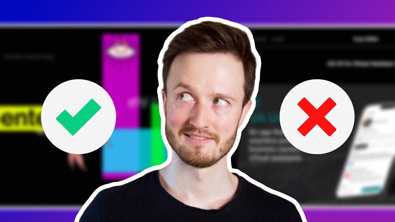 UX / UI Design Portfolio Review. GOOD and BAD examples.