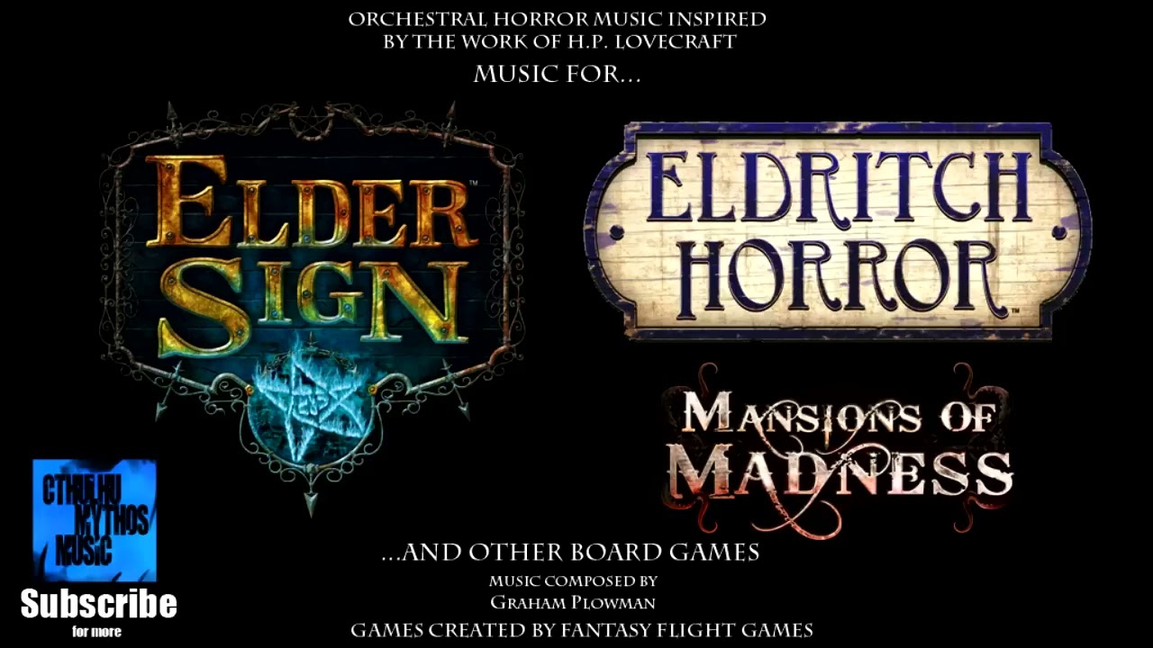 Eldritch Horror & Elder Sign 1 Hour of H P  Lovecraft Creepy Music for Board Games and Role Playing