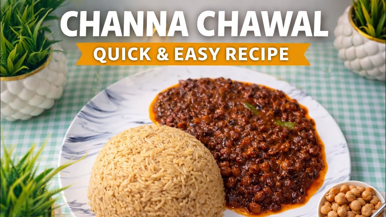Channa chawal | easy and quick recipes | desi style 