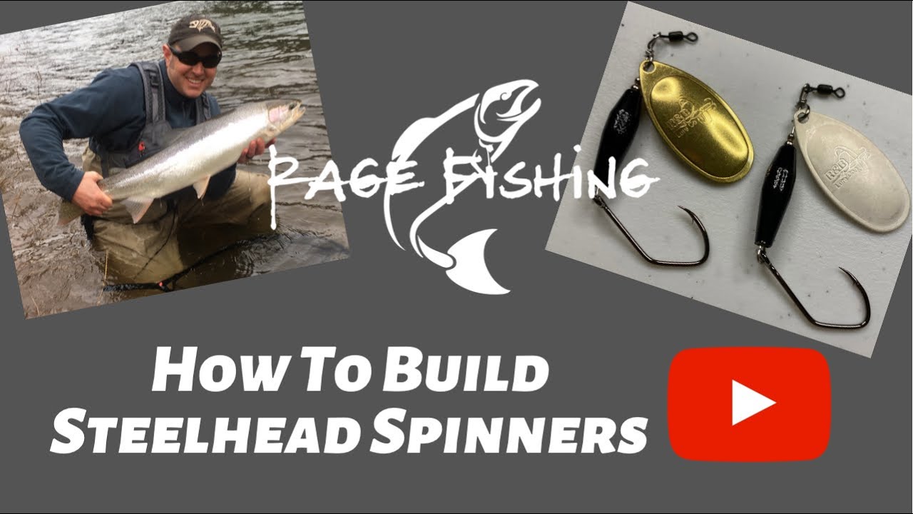 BUILD STEELHEAD SPINNERS! - How to make steelhead spinners for fishing.
