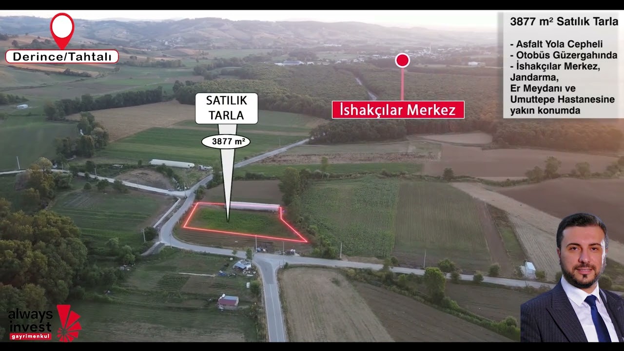 DERİNCE TAHTALI KÖYÜ SATILIK ARSA