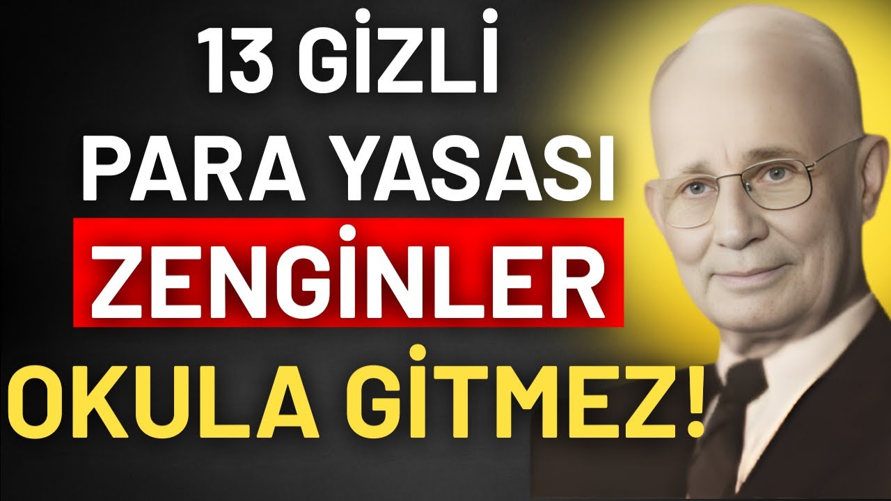 Napoleon Hill'in 13 Gizli Zenginlik Yasası | 4. Yasa Diploma Neden Sizi Fakir Bırakır?