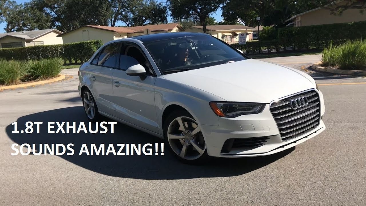 2015 Audi A3 1.8T (8V Muffler & BOTH RESONATORS DELETED) Better Verison!!