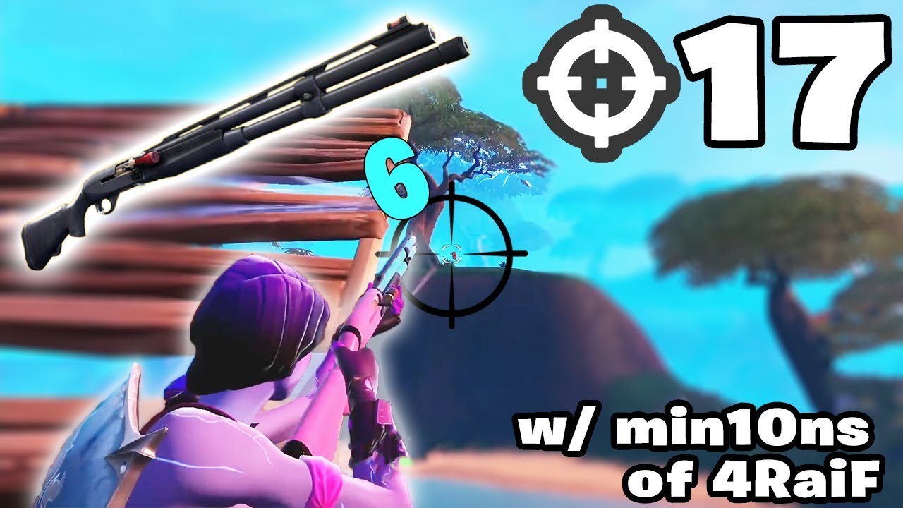[Fortnite]Pro finishes a high kill win with Combat Shotgun ONLY in Season 9! w/ min10ns of 4RaiF