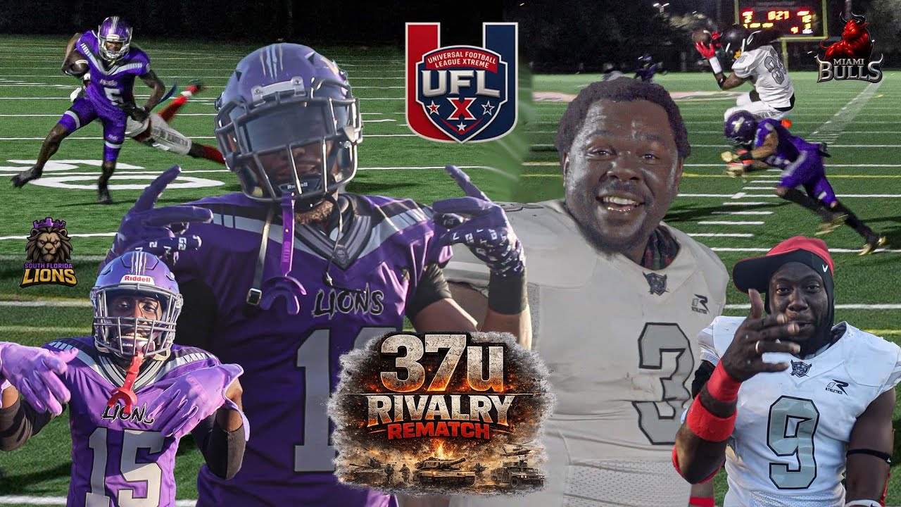 Must See 🚨 Let&rsquo;s Run It Back Shall We ‼️ UFLX 2026 Rematch Miami Bulls 🐂 Vs South Florida Lions 🦁 