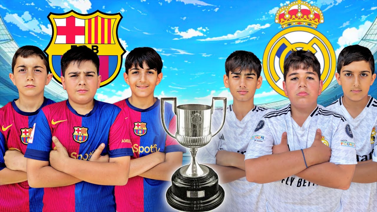 MİNİ BARCELONA VS MİNİ REAL MADRİD MAÇ!