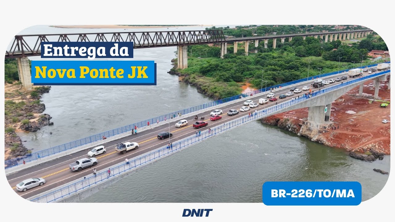 Nova ponte entre Estreito (MA) e Aguiarn&oacute;polis (TO) &eacute; entregue &agrave; popula&ccedil;&atilde;o