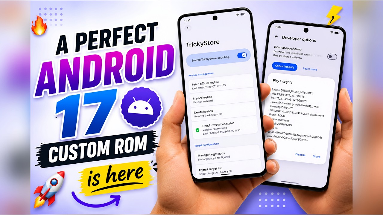 🚀 Идеальная кастомная прошивка на базе Android 17 уже здесь!