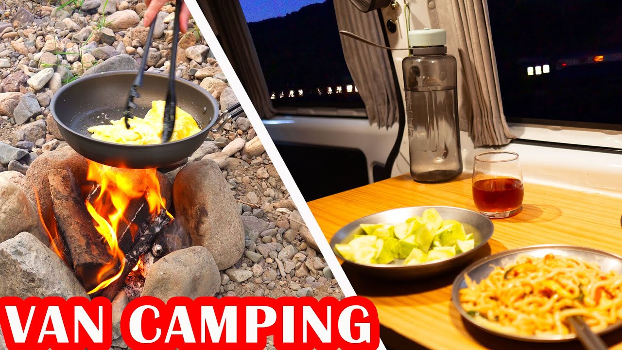 Автокемпинг в одиночку | Моя собака научилась плавать | Готовка, отдых, ASMR, без разговоров