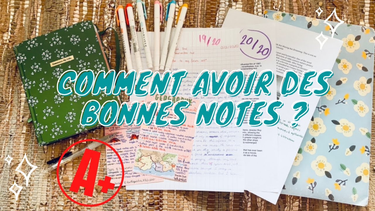 Comment avoir des BONNES NOTES ? 15 Astuces pour être PRODUCTIF et ORGANISÉ