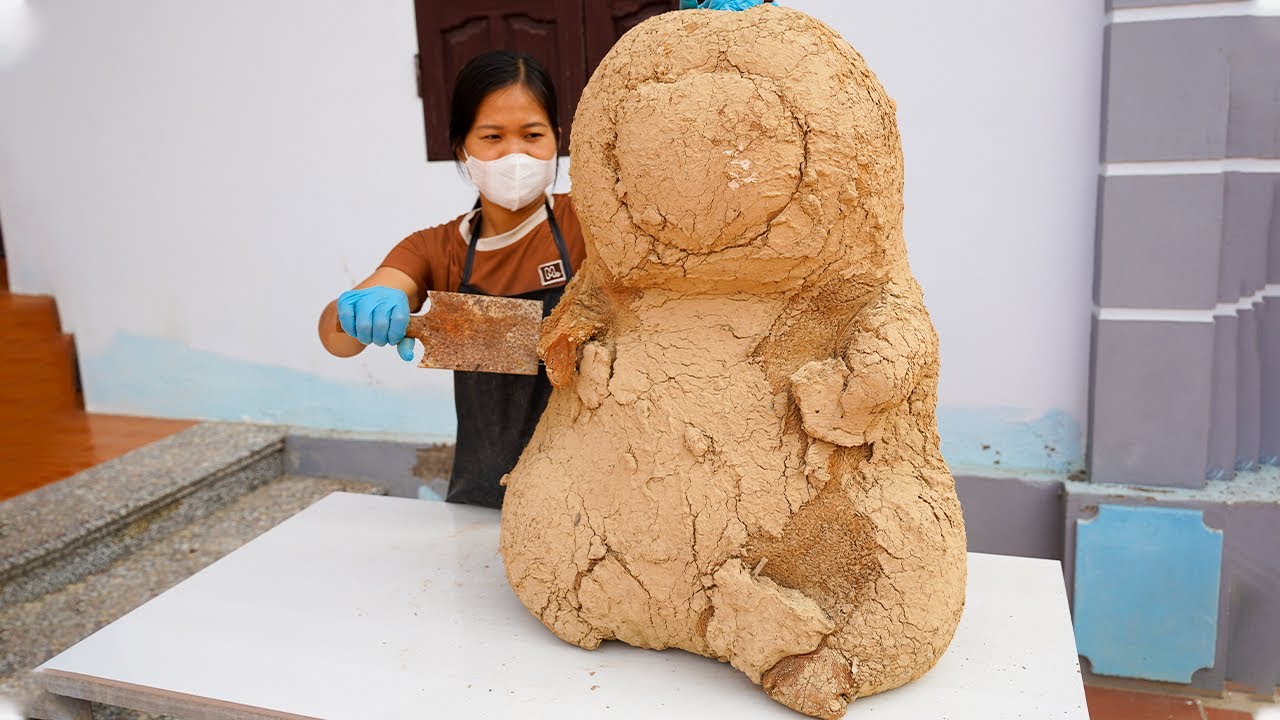 Capybara Cute Plush Mud Cleaning Transformation Perfect. Clean With Me. Satisfying ASMR Video