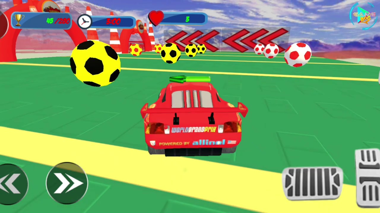 new mega ramp Lightning McQueen stunts #games #androidgames q3e