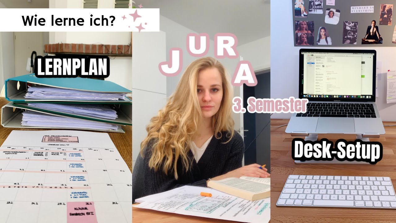 erster Tag Prüfungsphase 2021... // Lernplan, Drucker kaufen, Desk Setup ..