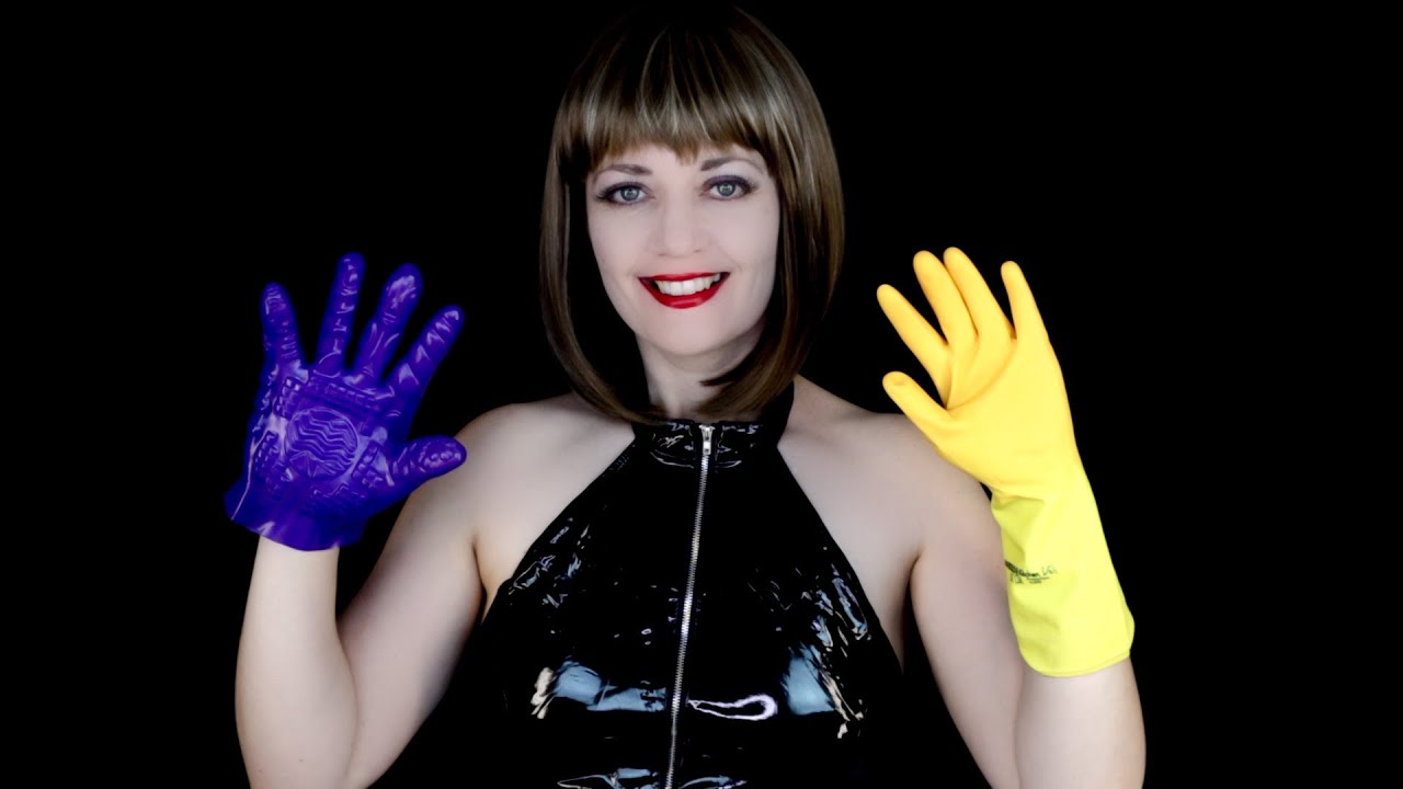 ASMR Intense New Glove Ear to Ear Tingles - Leather, Sticky Plastic and Marigold Sounds!