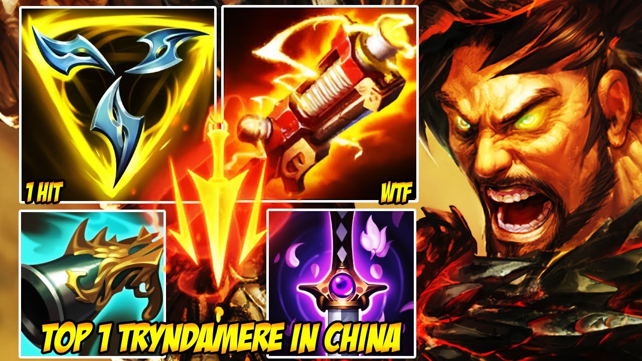 WILD RIFT CHINA TOP 1 TRYNDAMERE - TRYNDAMERE MID IS SO BROKEN! (S+ TIER)
