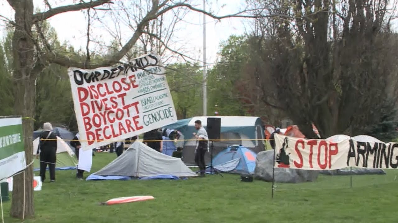 Students launch pro-Palestinian protest at McMaster University