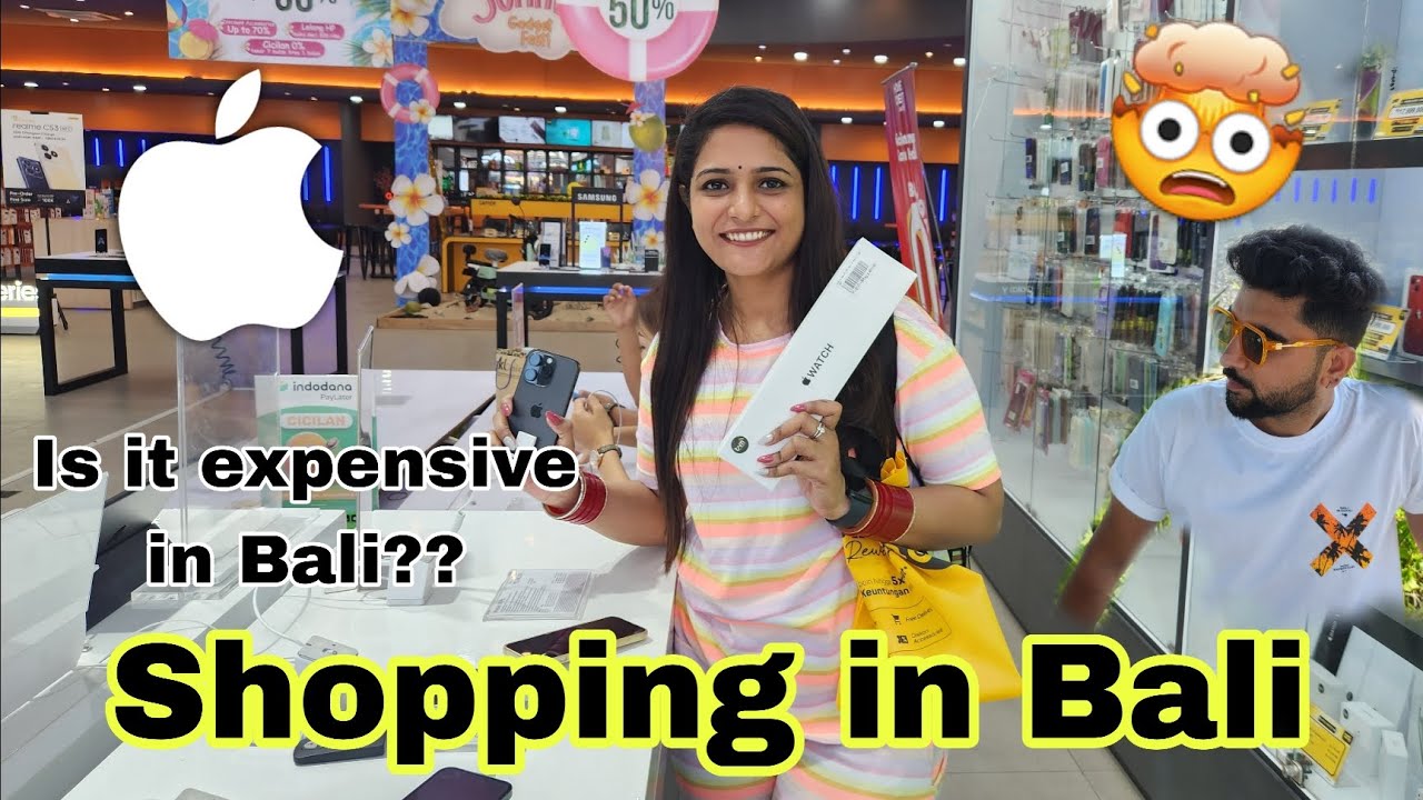 Day: 4 Shopping in Bali 🛍 Apple products in Bali🥲 Bali, Indonesia Vlog 🇮🇩. Bali is cheap or not??