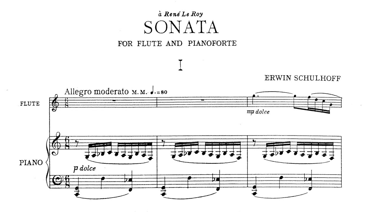 Erwin Schulhoff - Flute Sonata