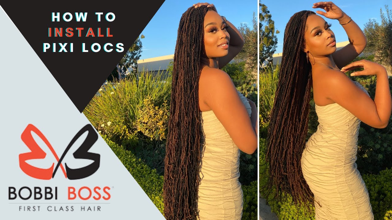 How to INSTALL: PIXI LOCS - The New Crochet Microlocs Style From BOBBI BOSS featuring SierraLovv ✨