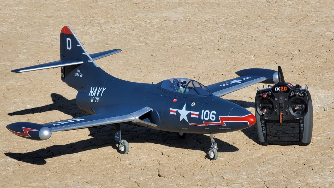 Freewing f9f panther Spektrum as3x+ setup and flight