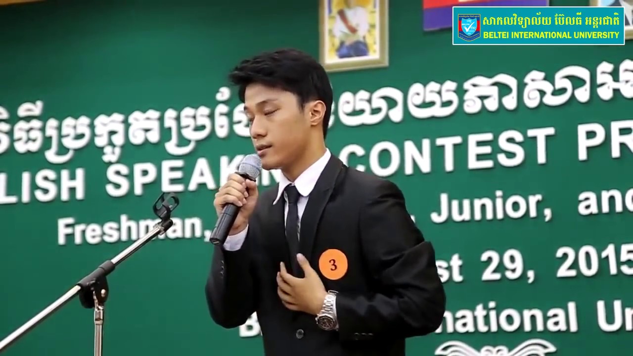 Khmer Students English speaking contest
