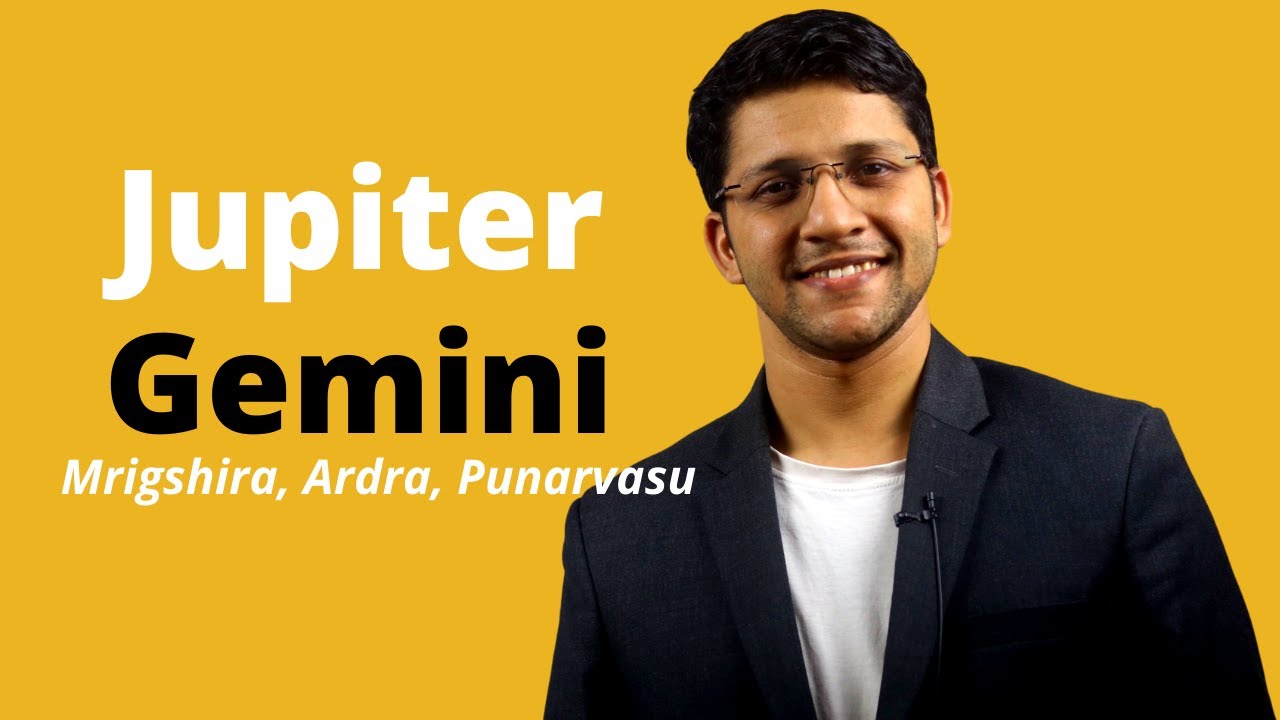 Jupiter in the sign of Gemini in Vedic Astrology