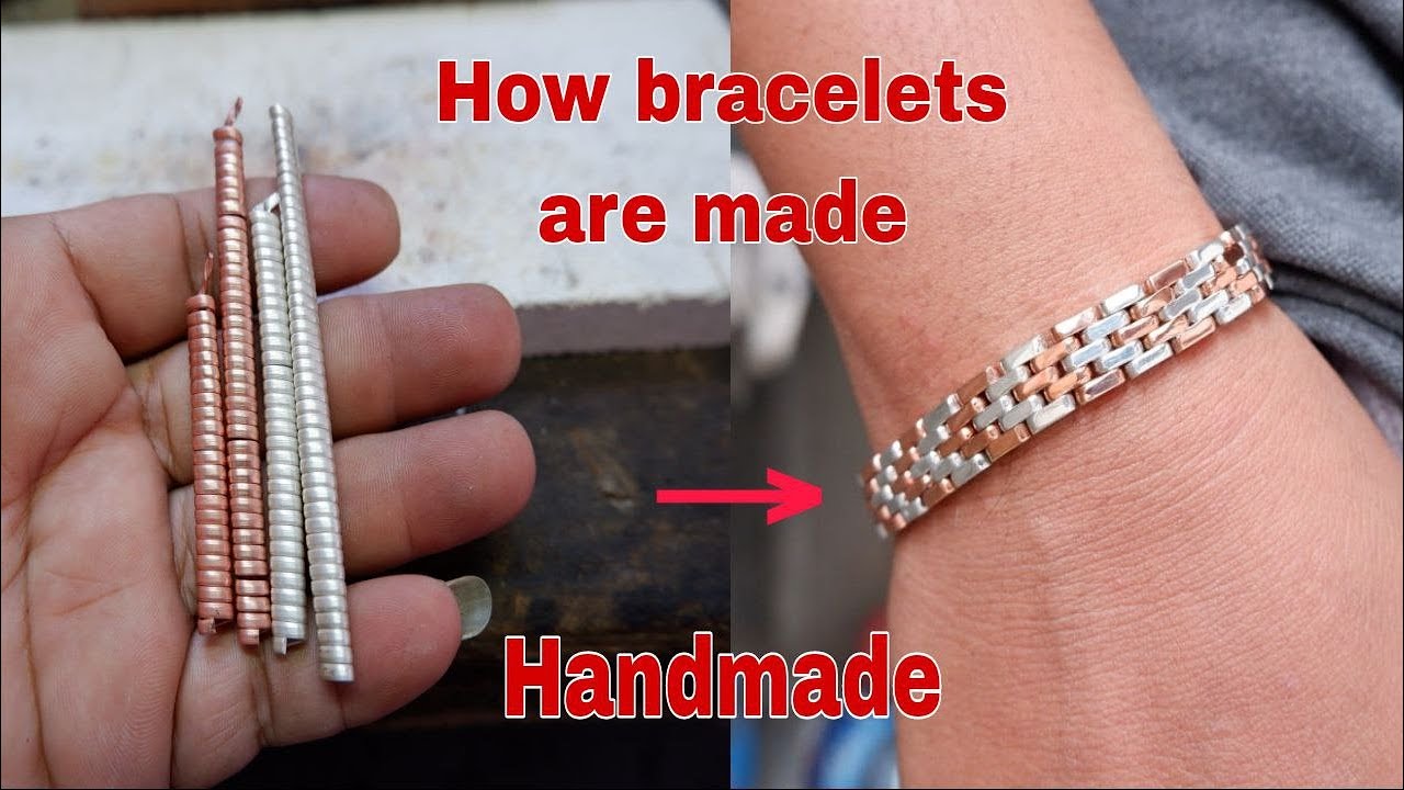 How to make a silver bracelet with a metal rod [Handmade jewelry]