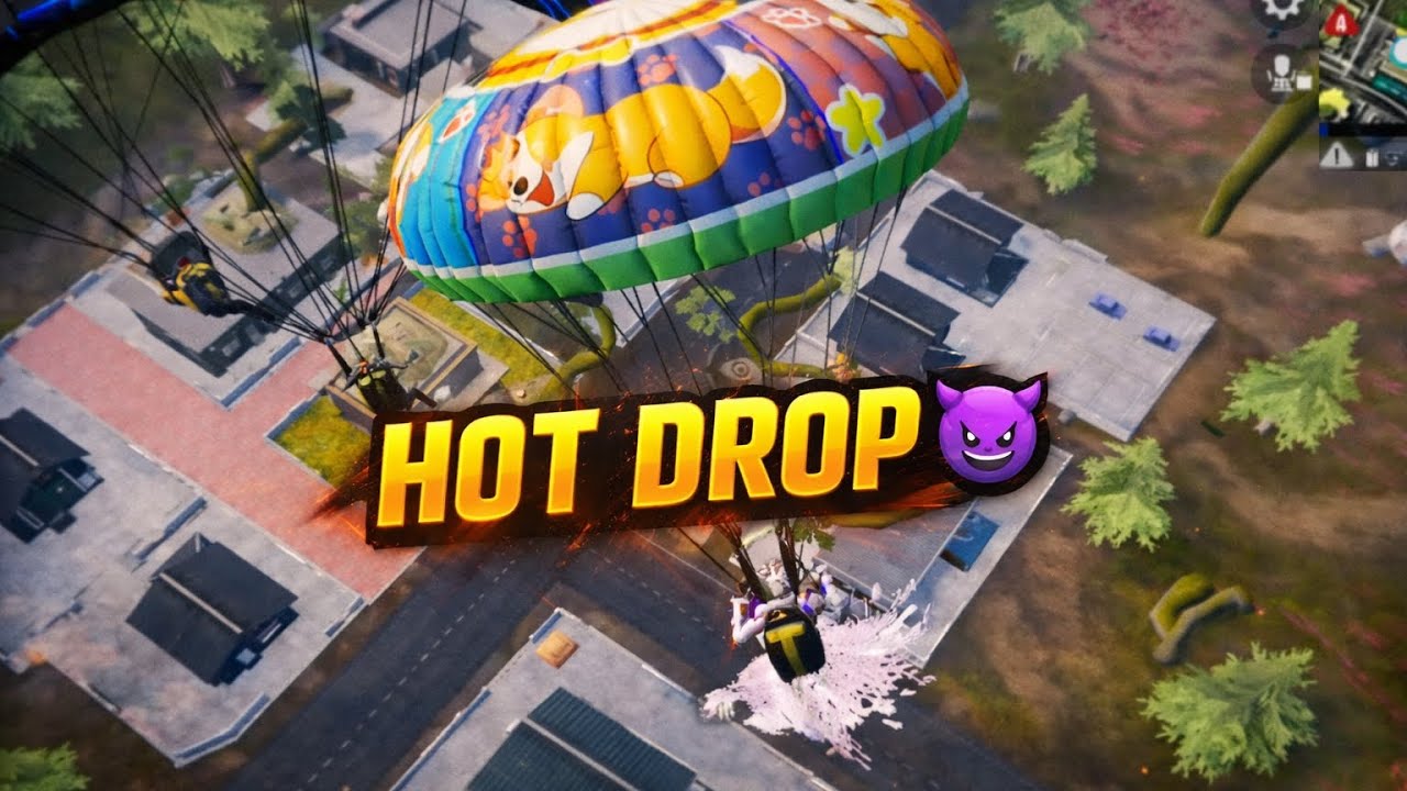 BGMI Hot Drop Clutch 🔥 | Intense Landing Fight #bgmi 