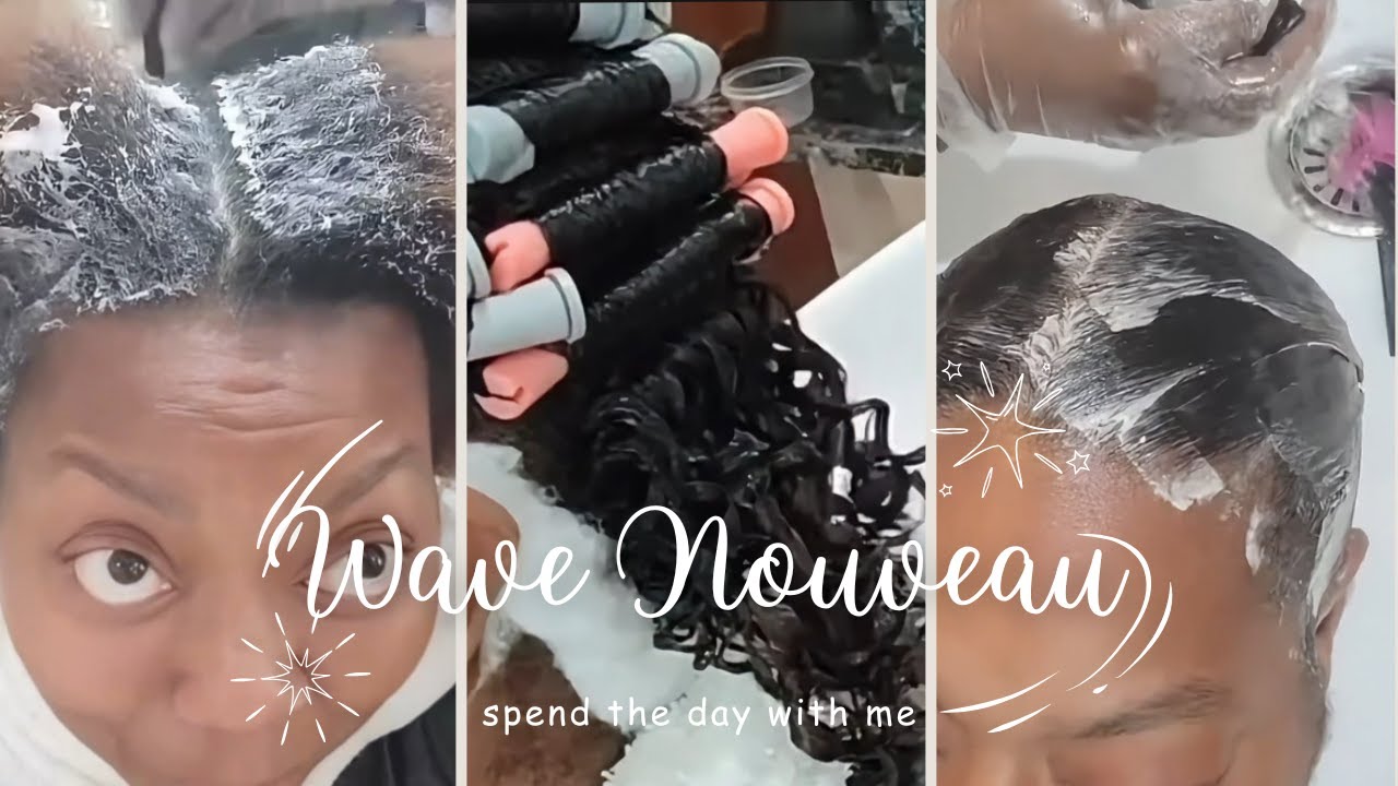 Transforming My Look: Wave Nouveau + Haircut Chaos at the Salon!