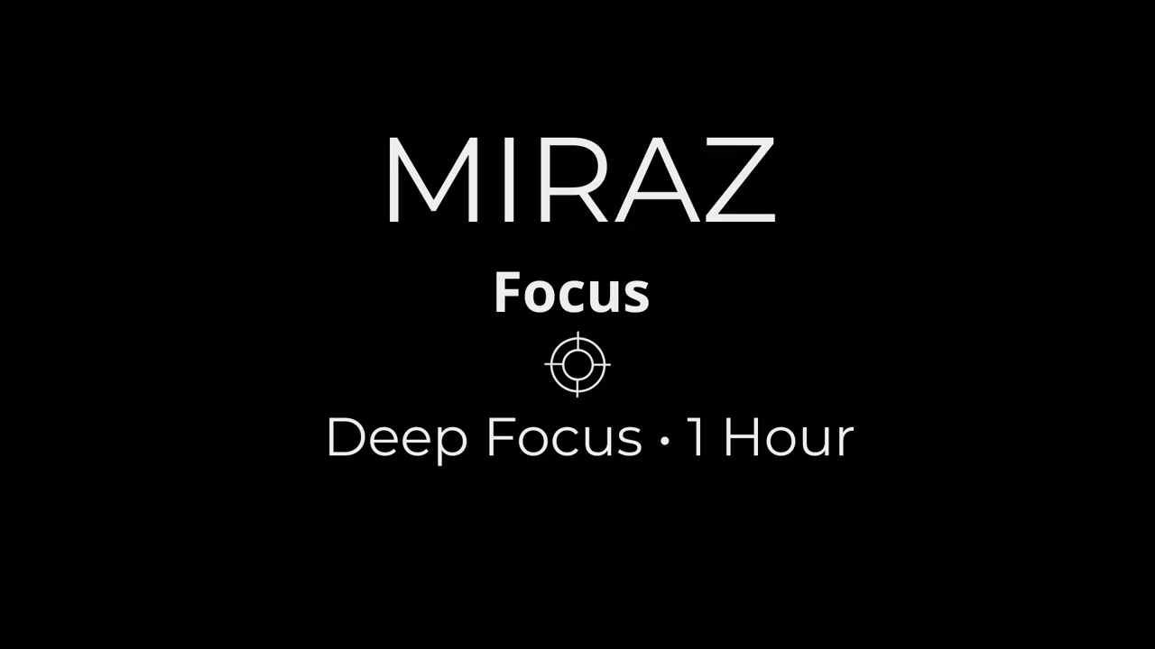 Deep Focus Pads · Zero Distraction Soundscape for Deep Work 1 Hour